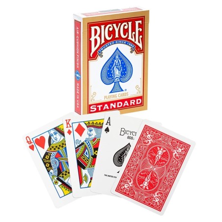 Bicycle - Carte da gioco - Rider Back International Standard Index Rosse